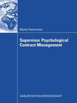 cover image of Supervisor Psychological Contract Management